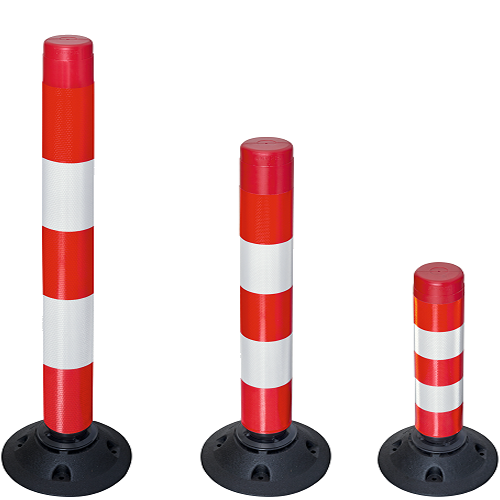 Traffic-Line FlexPin Flexible Plastic Posts / Red & White / Off Highway